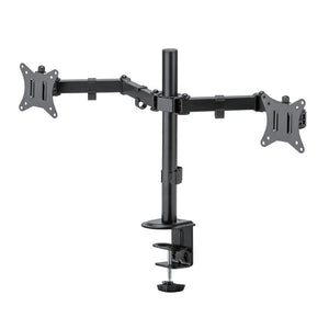 Dual Monitor 32” Desk Mount with Clamp
