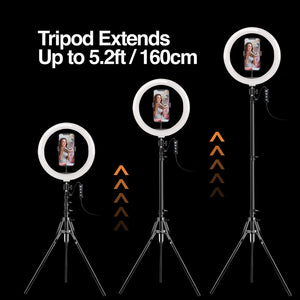 SpotLight Pro 9320 10" LED Ring Light with Full Tripod