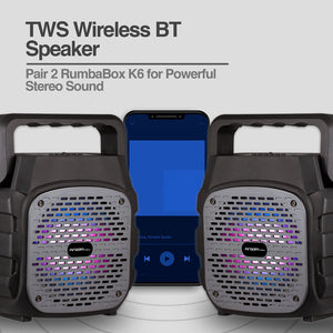 Rumba Box K6 TWS Wireless BT Speaker