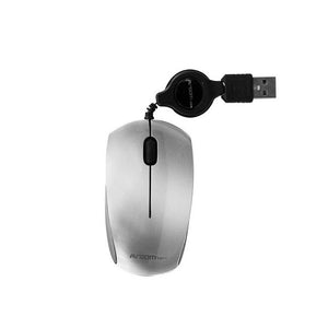 Optical Retractable USB Wired Mouse