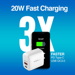 40W PD Type-C + USB Wall Charger