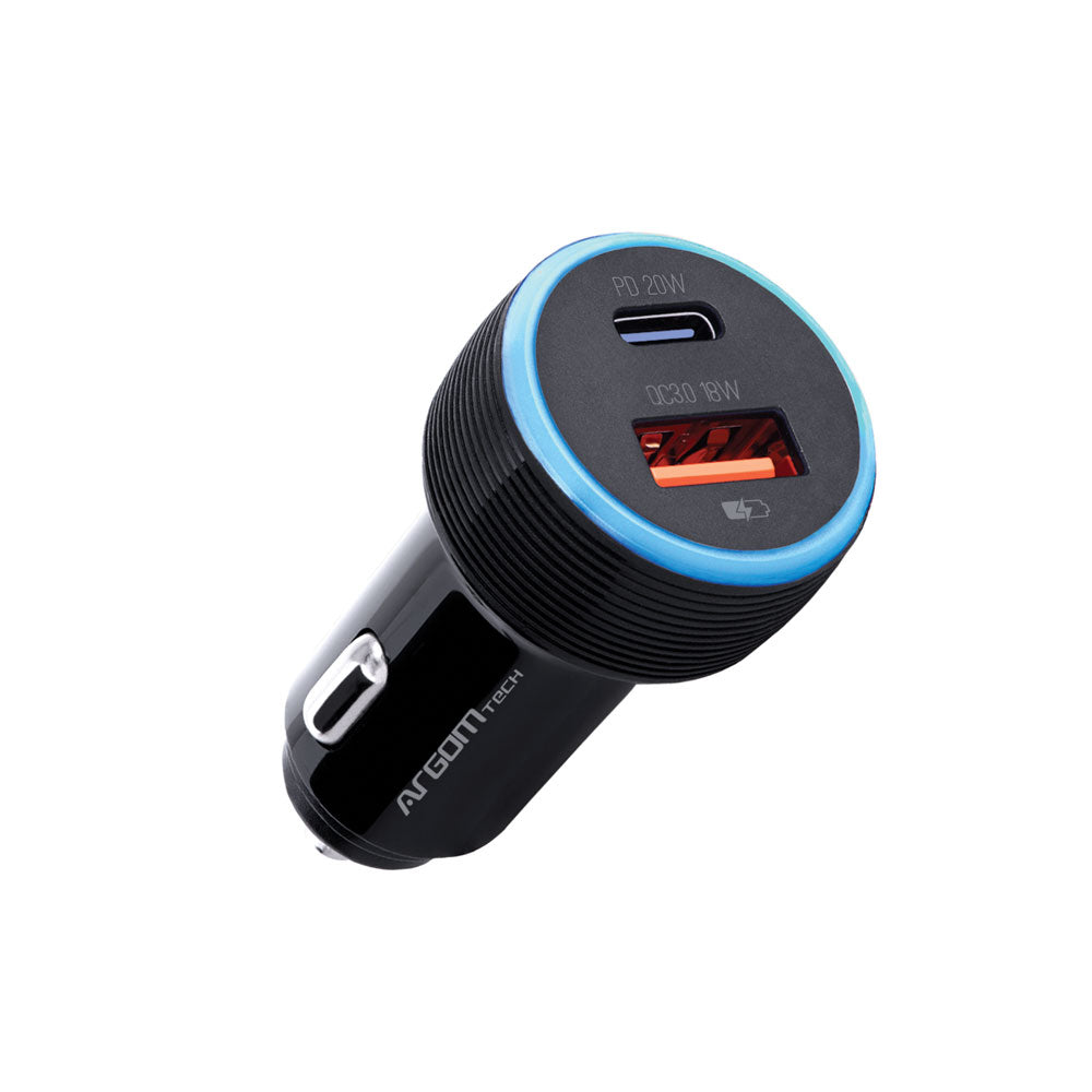 Force C1 38W PD Type-C + USB Car Charger