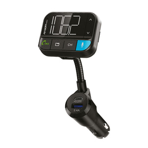 BT Hands-Free Car Kit with Dual USB Fast Charging Ports