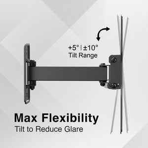 TV Wall Mount 23" - 43" Full Motion Arm