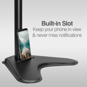 Dual Monitor 32" Desk Mount with Base & Phone Slot