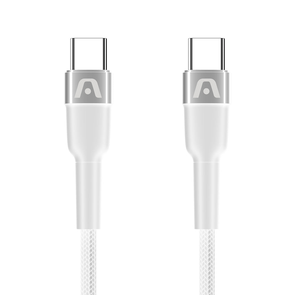 Cable Dura Speed Type-C a Type-C de 65 W, nailon trenzado, 6 pies/1.8 m