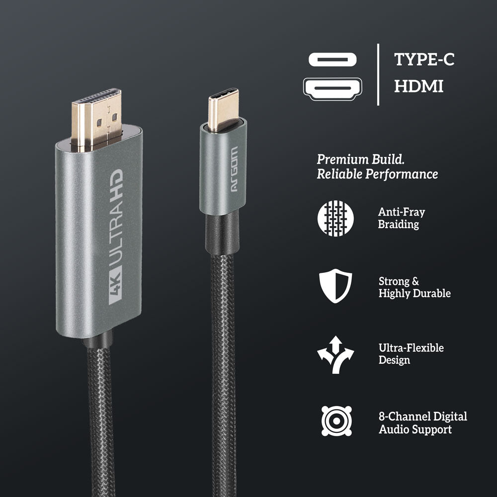 その他 C to HDMI 3.3ft (1m) USB-C to HDMI Adapter Cable, 8K 60Hz, 4K 144Hz, HDR10