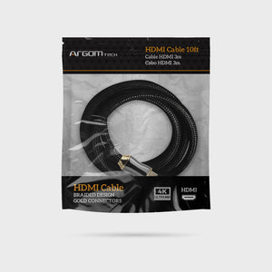 HDMI to HDMI Braided M/M Cable - 10ft