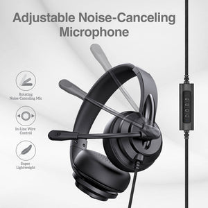 WorkPro 260 Wired Business Headset with Noise Canceling Microphone