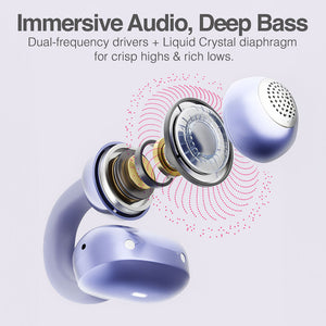 SkeiPods E40 OPEN-EAR CLIP-ON DESIGN TWS EARBUDS