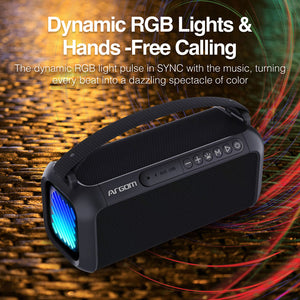 Radyon X33 Premium Wireless BT Speaker with LED Lights