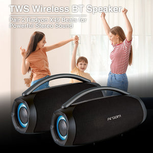 Radyon X49 – Wireless BT Speaker with LED Lights