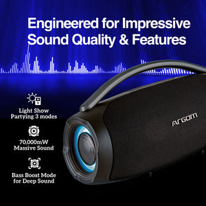 Radyon X49 – Wireless BT Speaker with LED Lights