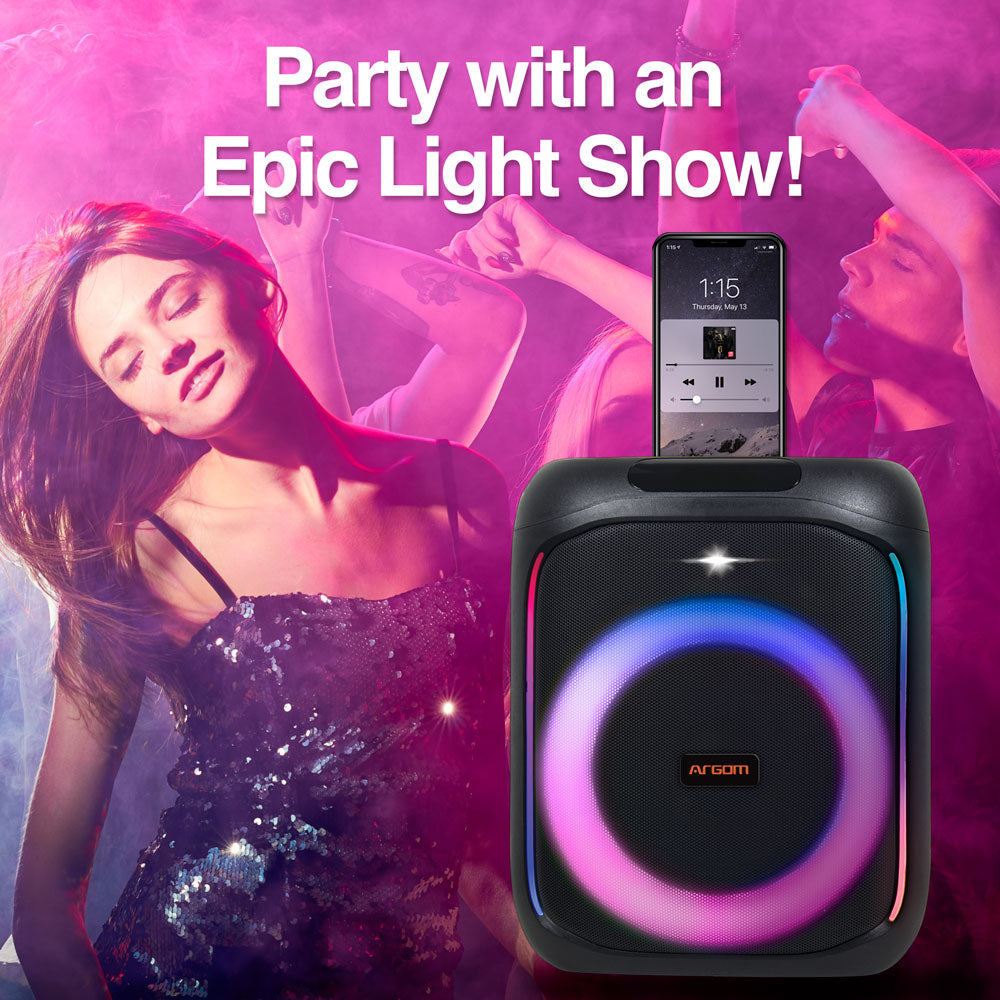 Rave Box 65 Premium Wireless BT Speaker with LED Light Show - www ...