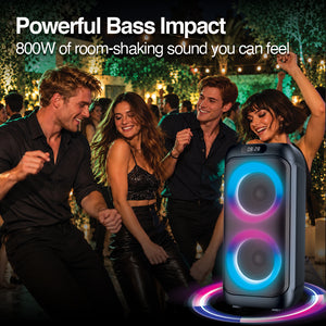 Rave 61 TWS Wireless BT Party Speaker with LED Lights
