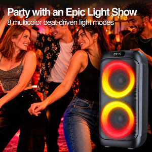 Rave 61 TWS Wireless BT Party Speaker with LED Lights