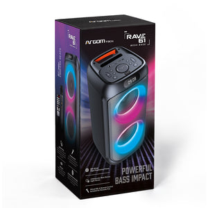 Rave 61 TWS Wireless BT Party Speaker with LED Lights