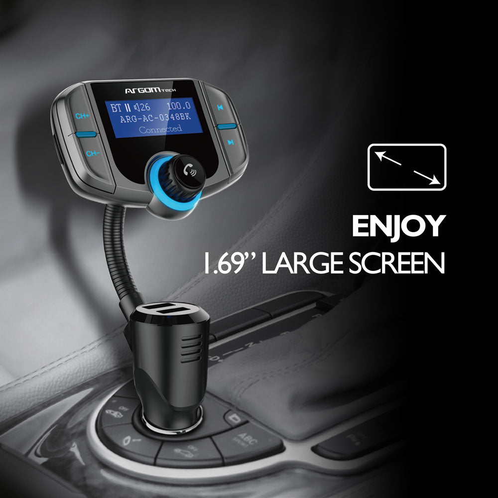 Kit de manos libres para automóvil Spectro T4 con dos puertos USB de carga rápida
