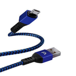 Micro USB to USB 2.0 Nylon Braided Cable 6ft/1.8m - Dura Form