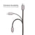 Cable Type-C to USB 2.0 Metal Braided Dura Spring