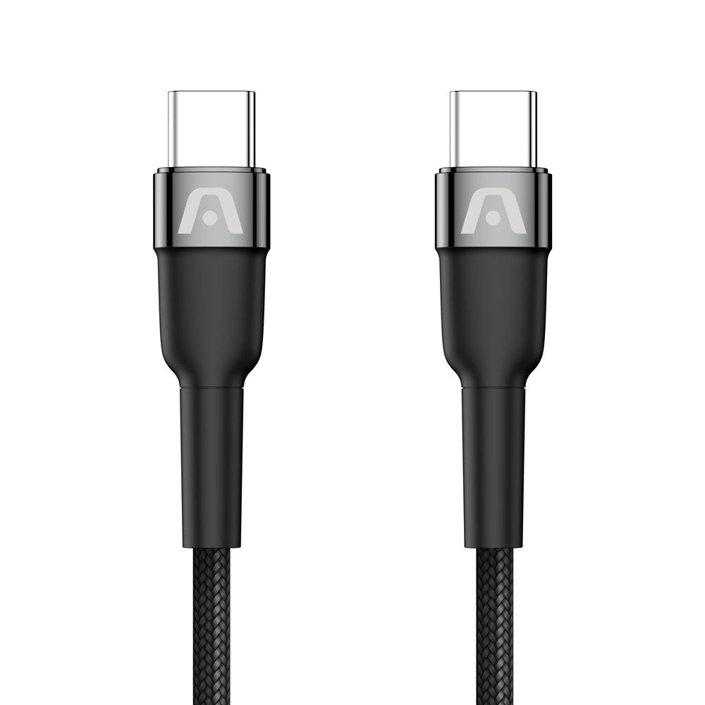 Cable Dura Speed Type-C a Type-C de 65 W, nailon trenzado, 6 pies/1.8 m