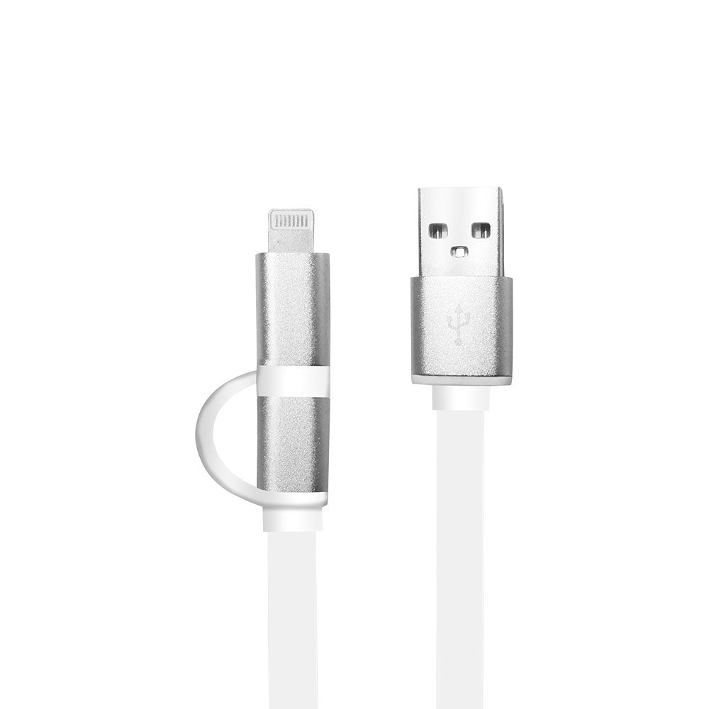 Cable 2 in 1 Lightning & Micro USB