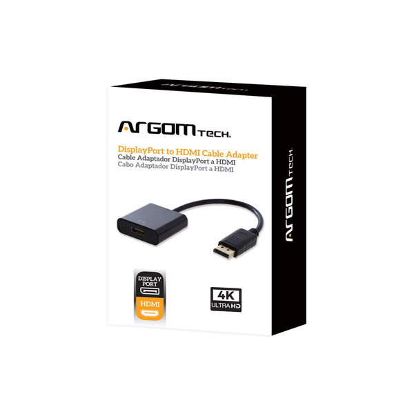 DisplayPort Male to HDMI Female Cable Adapter - www.argomtech.com