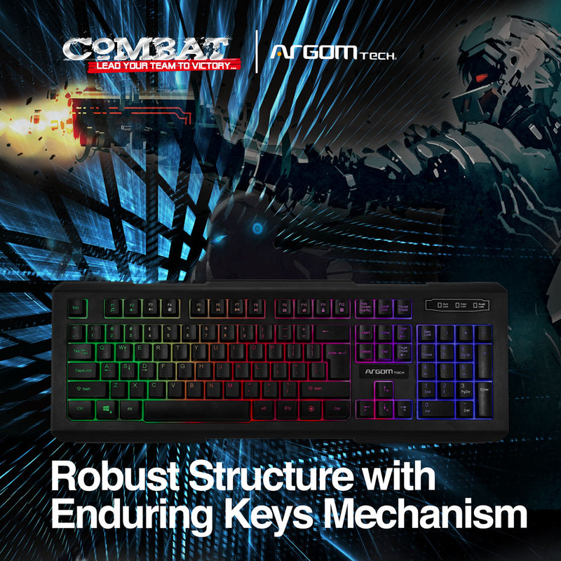 Combat Gaming Keyboard KB55 - www.argomtech.com