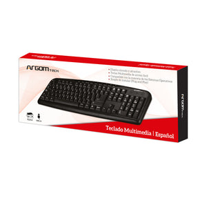 Multimedia Spanish Keyboard USB