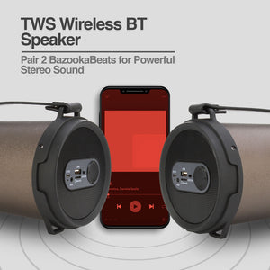 BazookaBeats Hi-Fi Indoor/Outdoor TWS Wireless BT Speaker