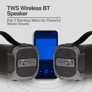 SlamBox Metro Beats TWS Wireless BT Speaker