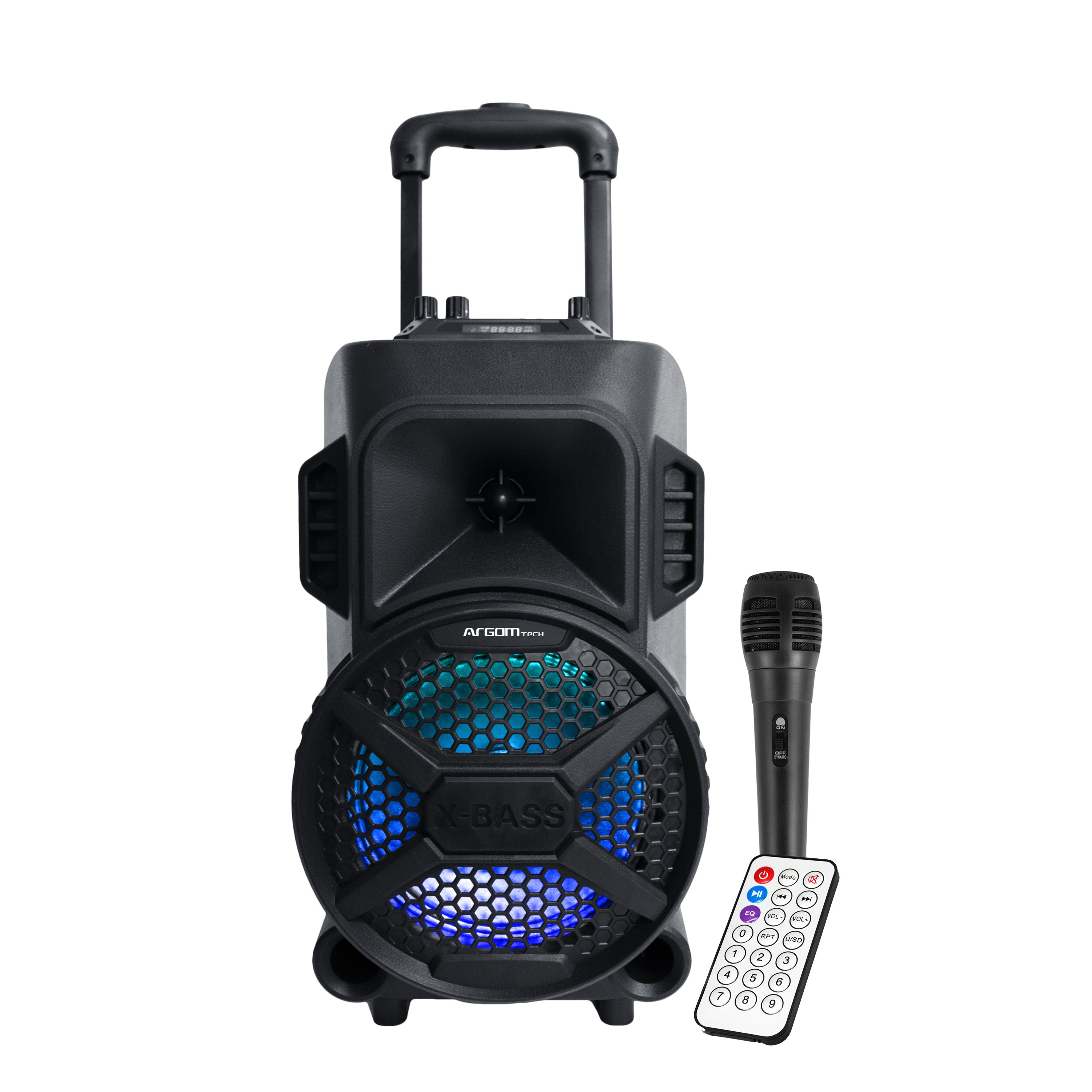 SoundBash 78 BT Trolley Speaker with LED Lights - www.argomtech.com