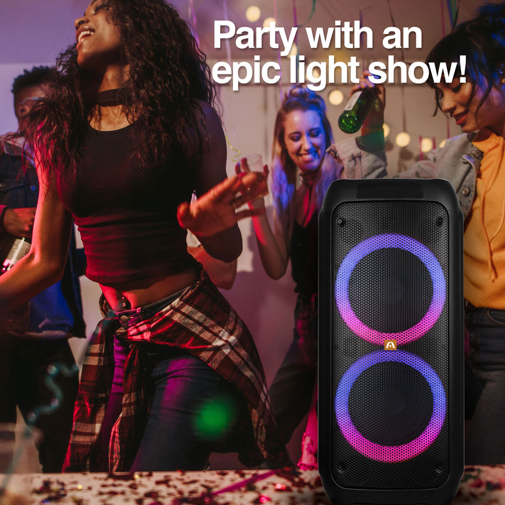 Sound System Party Rave Rave 80 TWS Wireless BT Party Speaker with LED Lights - www.argomtech.com