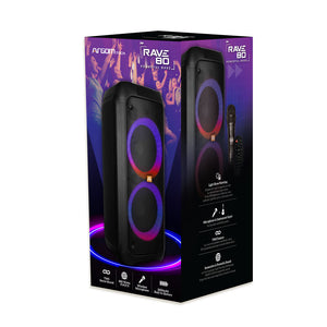 Rave 80 TWS Wireless BT Party Speaker with LED Lights