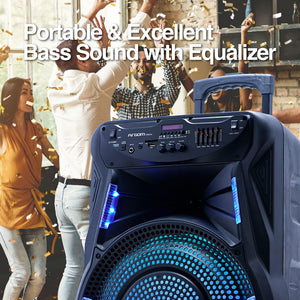 SoundBash 90 BT Trolley Speaker with LED Lights and Stand